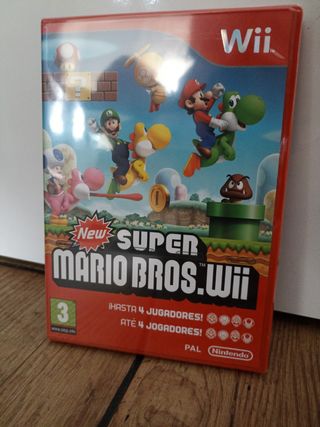 SELLADO New Super Mario Bros Wii PAL España