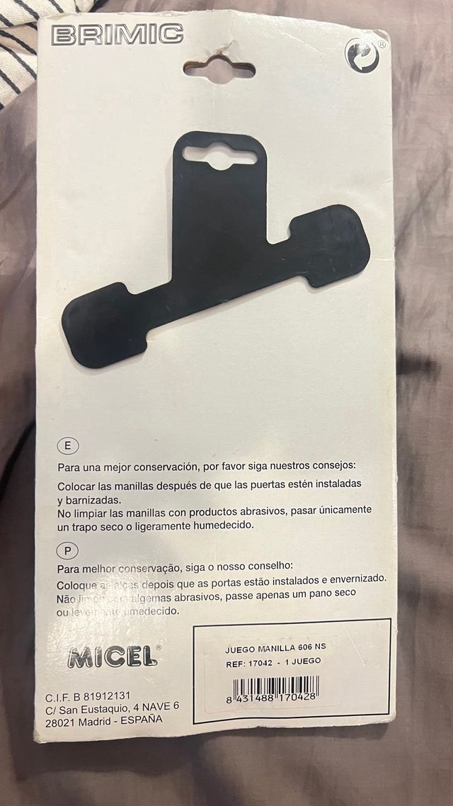 Manillas BRIMIC - Juego 606 NS