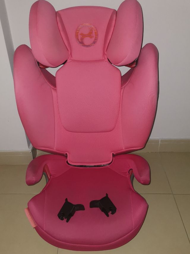 Silla coche rosa isofix niña