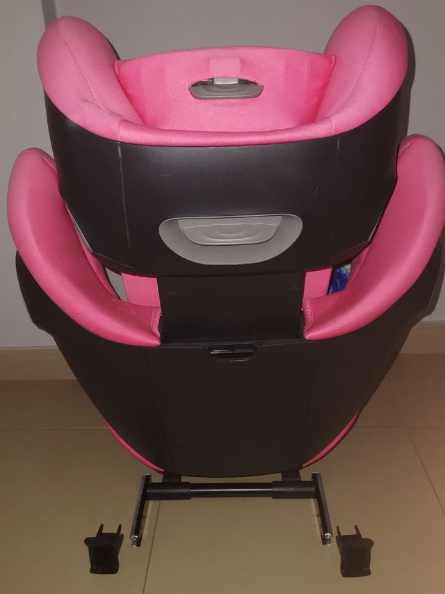 Silla coche rosa isofix niña