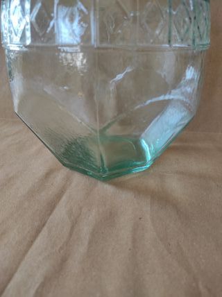Vaso vintage porta caramelle in vetro da bar negoz