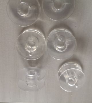 Juego de 6 canillas nuevas para máquina de coser