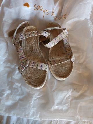 Sandalias plataforma multicolor