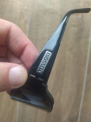 Occhiali vintage luxury Missoni neri