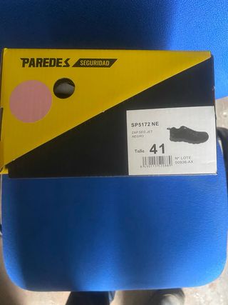 Zapatos seguridad Paredes - negros talla 41