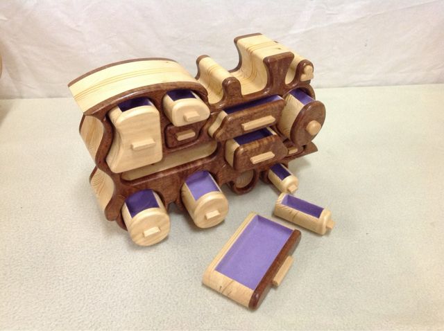 Joyero Camión Bomberos Madera 120 por unidad