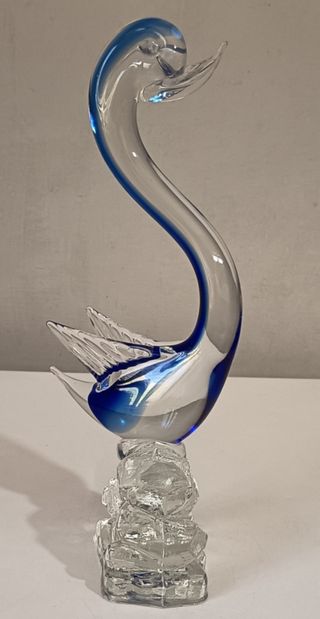 Scultura artistica "Innamorati"in vetro di Murano 