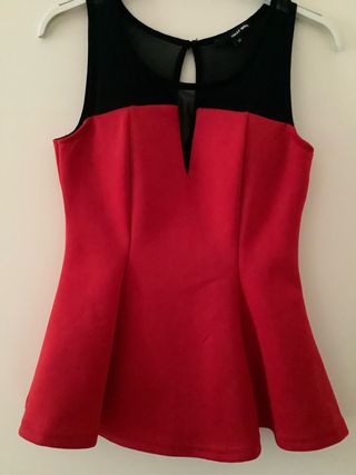 Top Tally Weijl rosso