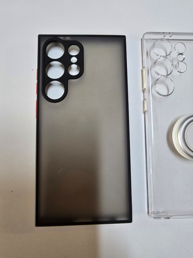 Capas Samsung S24 Ultra - Preta e transparente
