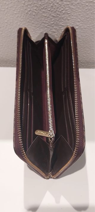 Cartera monedero Tous negra marron como nueva