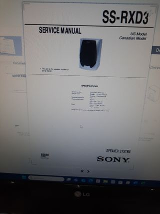 Altavoces Sony con soporte - Gris plata