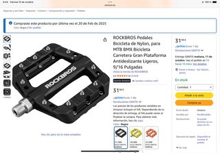 Pedales Rockbros MTB a estrenar!!!