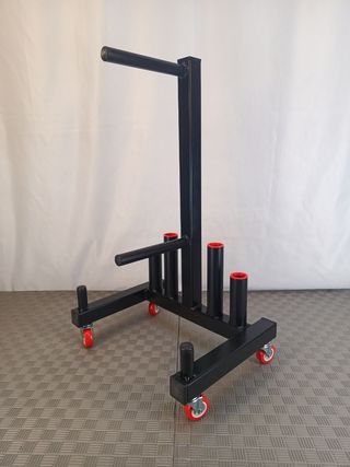 Soportes de pared para discos de pesas