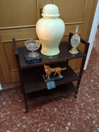 Camarera marrón 3 estantes