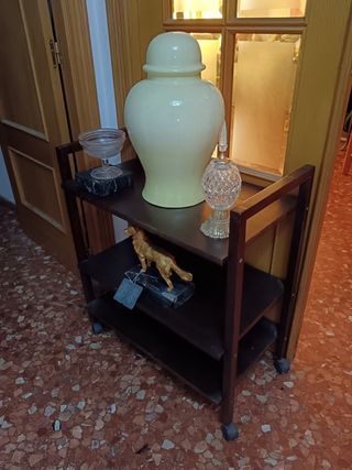 Camarera marrón 3 estantes