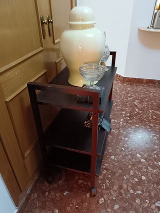 Camarera marrón 3 estantes