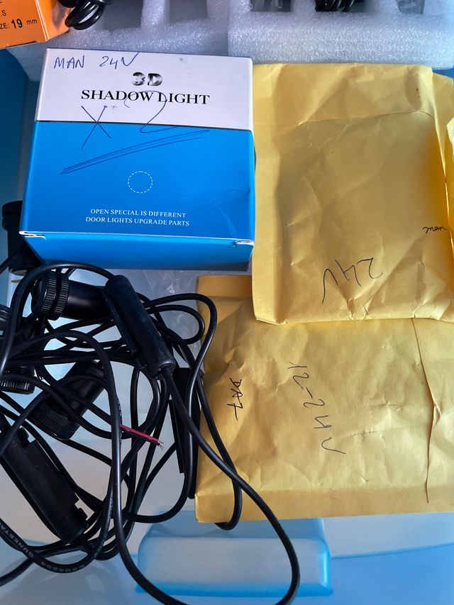 Luces proyector puerta coche 12V-24V