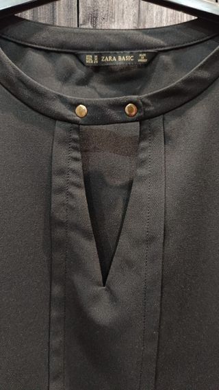 Top negro Zara - Talla S