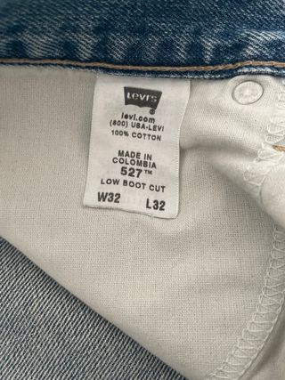 Levi's Jeans Uomo Low Boot Cut Tg.S