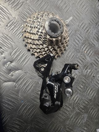 Pack desviador y cassette Shimano 