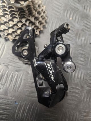 Pack desviador y cassette Shimano 