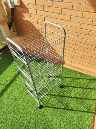 Carrito cocina metalico 4 estantes