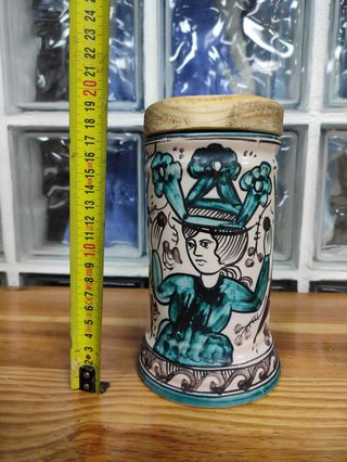 Tarro de farmacia hispano luso Vintage