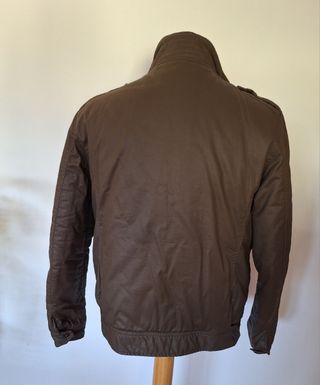 Chaqueta Schott verde oliva