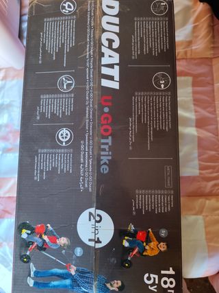 Triciclo Ducati U-Go Trike 2 en 1