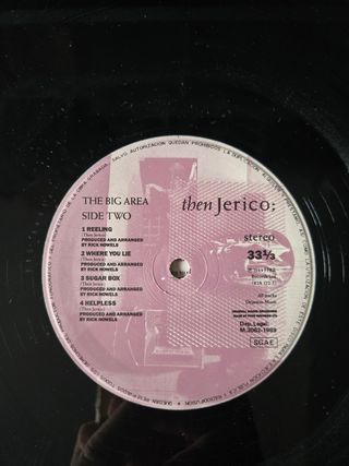 Vinilo Then Jerico - The Big Area