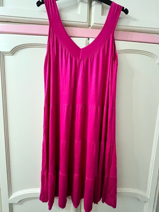 Vestido rosa verano