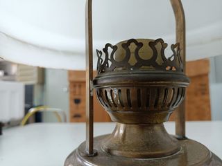 Lampada Tavolo Vintage Opalina