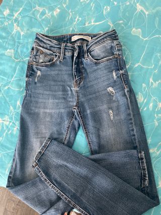 Jeans Stradivarius Skinny Low Waist Tg S