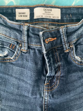 Jeans Bershka Skinny Low Rise 32