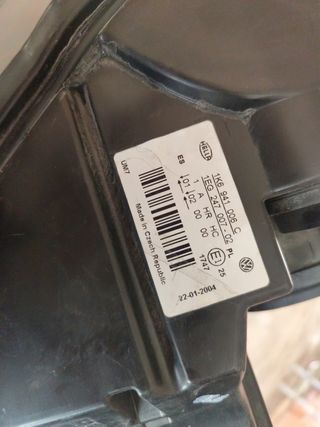 Faro delantero Golf V