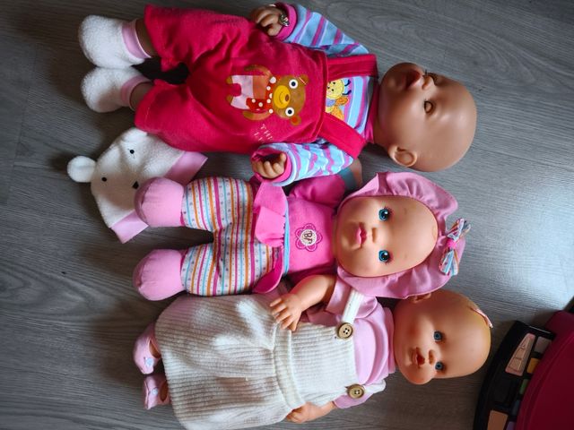 3 Muñecos bebé - Ropa y accesorios
