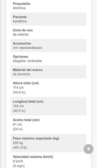 Silla ruedas eléctrica GEMINI - Bariatrica