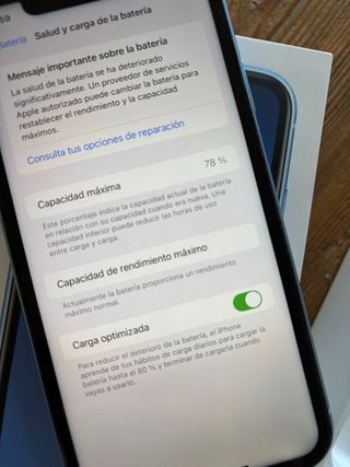 iPhone XR Azul 128GB como nuevo!