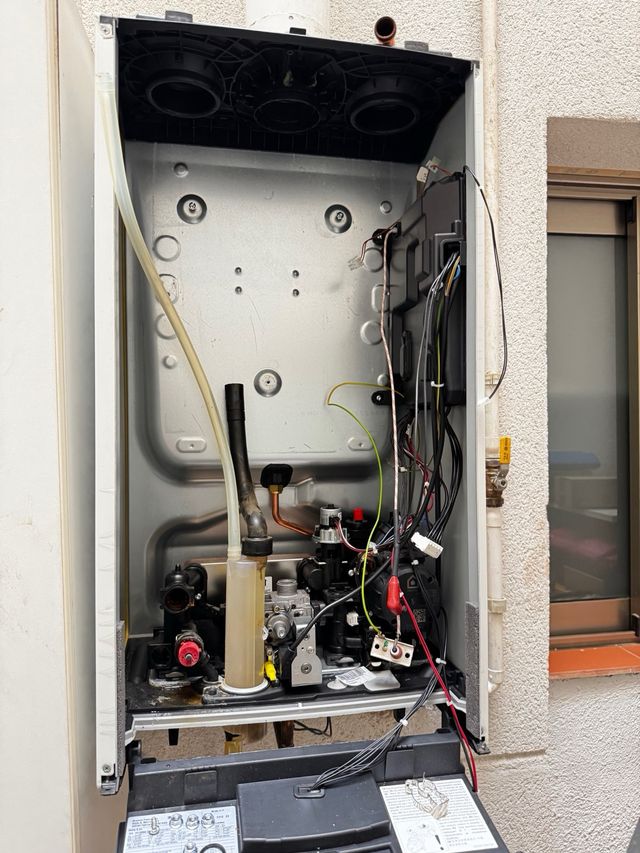 Caldera gas reparación