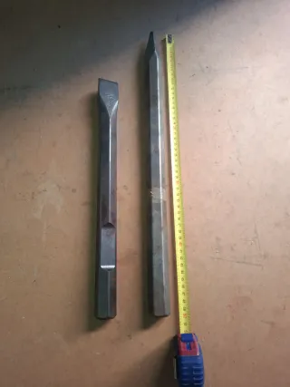 CINCELES DEMOLEDOR: PUNTERO Y PALA