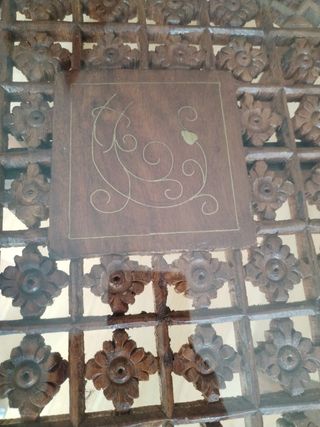 Mesa centro vintage madera