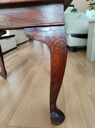 Mesa centro vintage madera