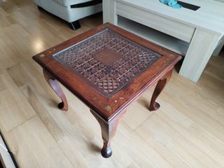 Mesa centro vintage madera