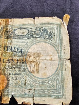 Banconote Italia Antiche 