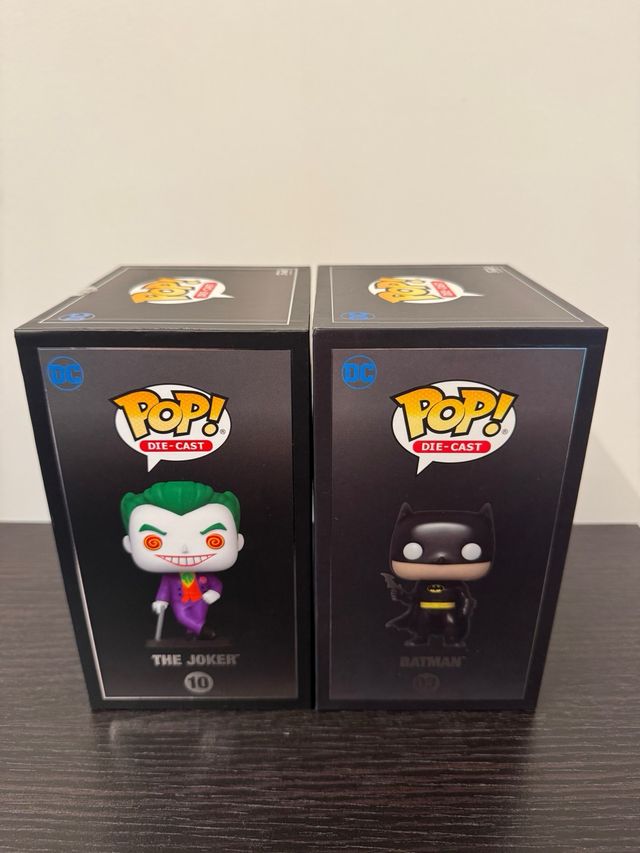 The Joker Die Cast 10 & Batman 03 Die Cast Funko 