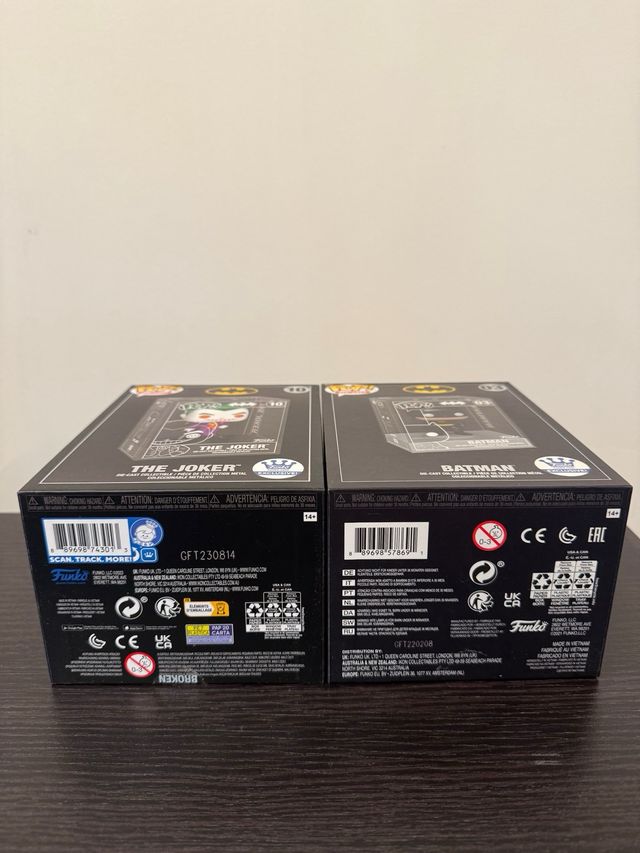 The Joker Die Cast 10 & Batman 03 Die Cast Funko 