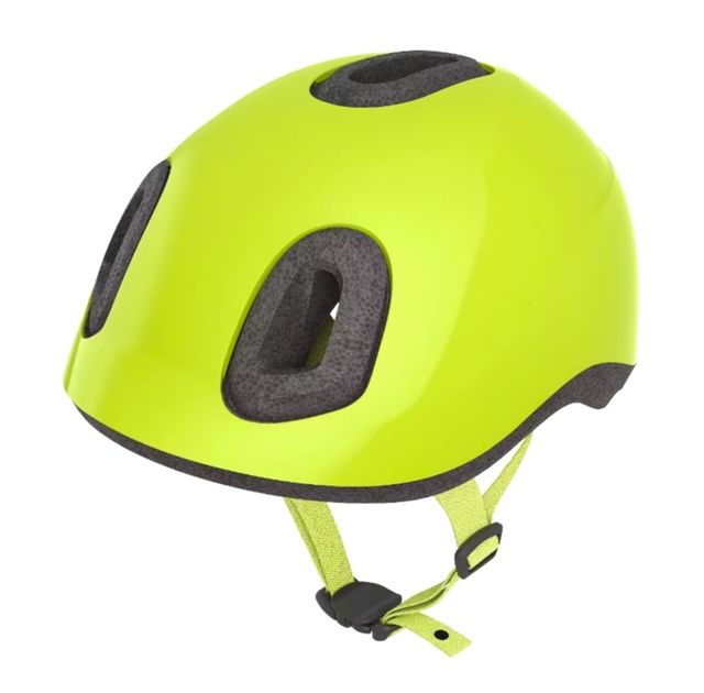 Casco bici bebé Btwin 500 amarillo - verde lima fl