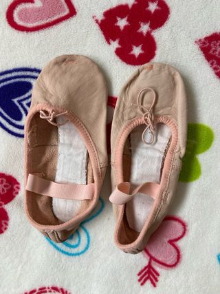 Zapatillas ballet niña rosa talla 30