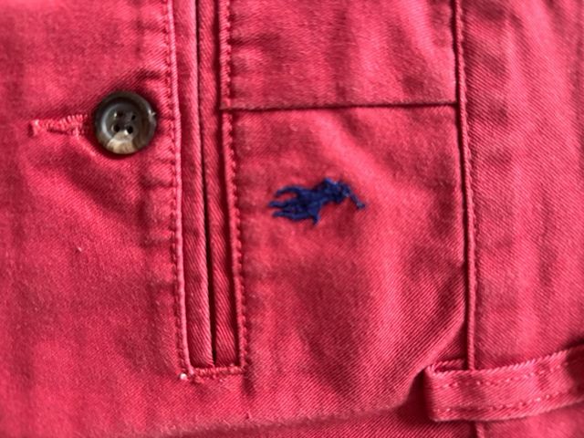 Pantalón Ralph Lauren rojo, talla M