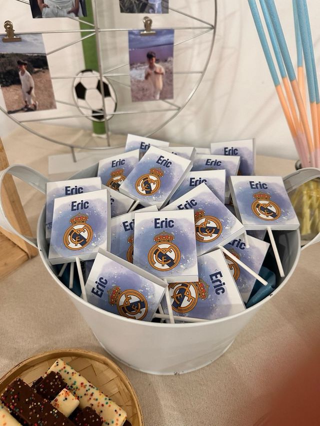 Candy bar Real Madrid Mesa dulce comunión